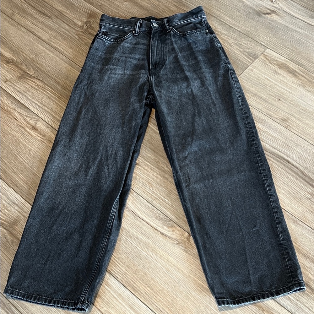 H&M Men's Baggy Fit, Black Jeans Sz 28/32